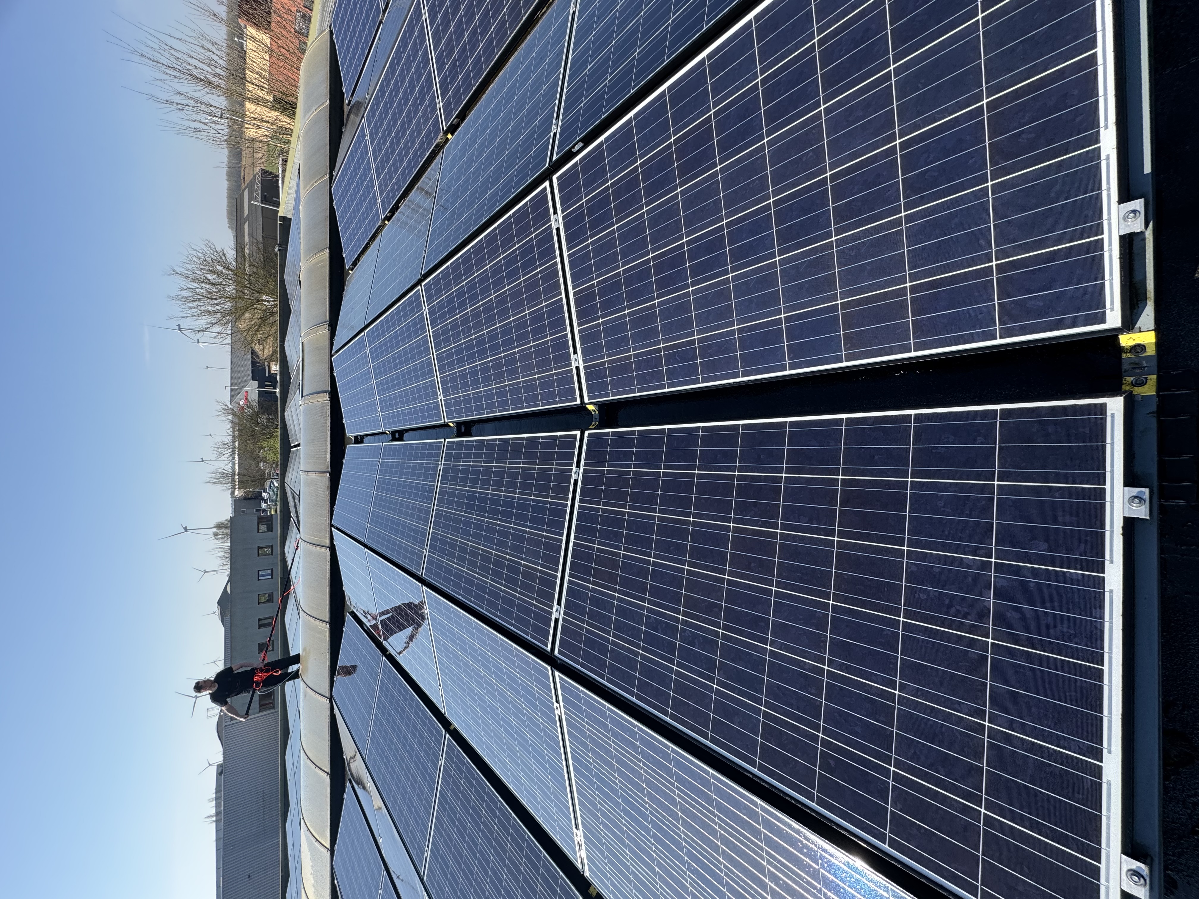 Zonnepanelen reiniging